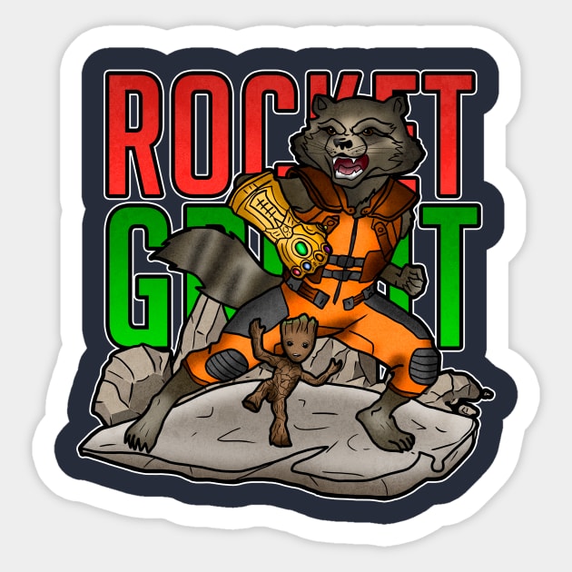 Guardians of the Galaxy Sticker by Brom Store